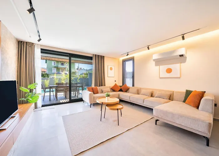 Casa Oliva 2 With Pool & Sauna & Jakuzi & Bbq 费特希耶
